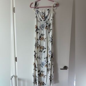 Flynn Skye White Floral Maxi Dress
